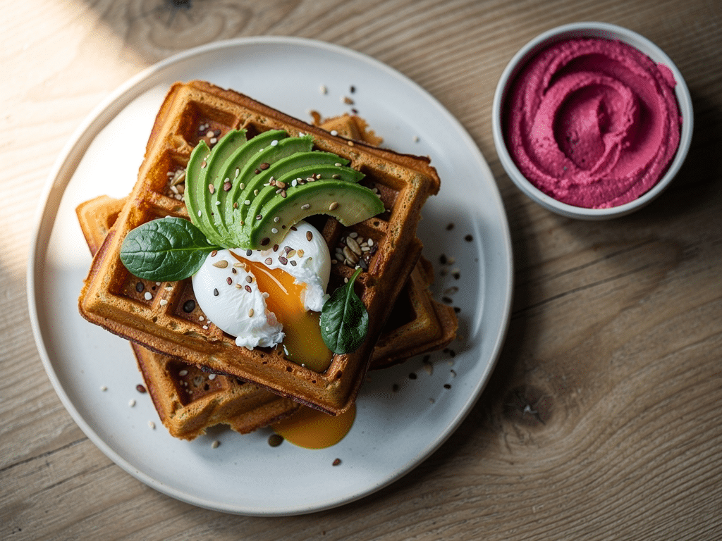 recette gaufre patate douce healthy