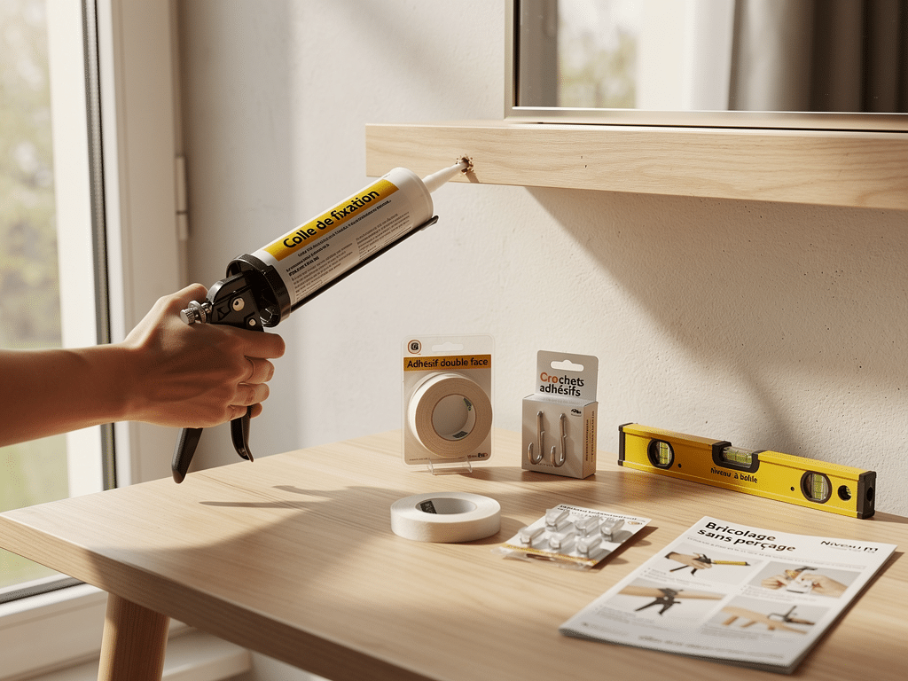 fixer sans percer objet lourd