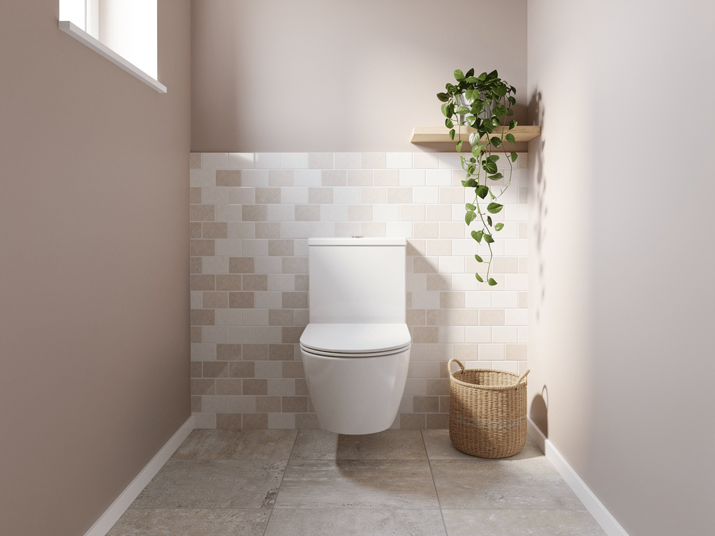 carrelage wc mural