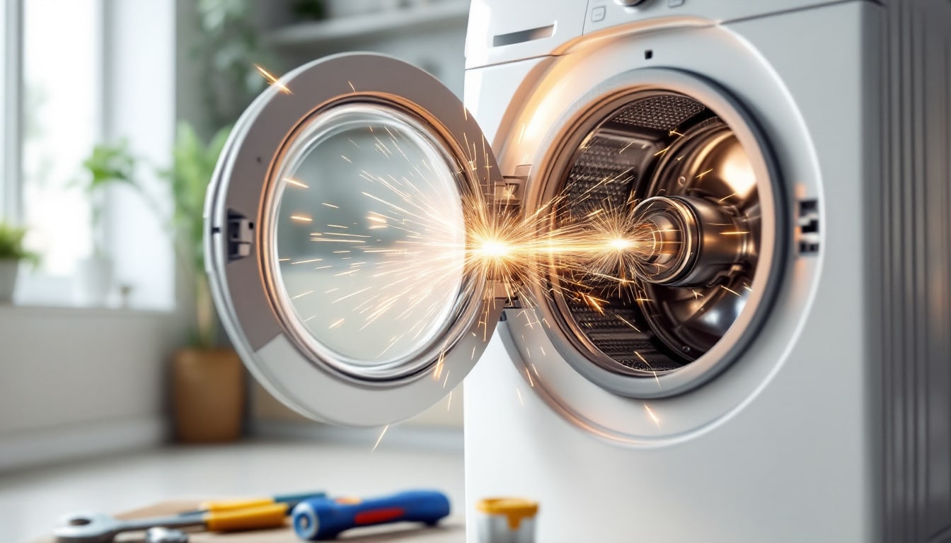découvrez pourquoi votre machine à laver fait un bruit de marteau piqueur et apprenez les causes possibles ainsi que des solutions rapides pour y remédier efficacement.