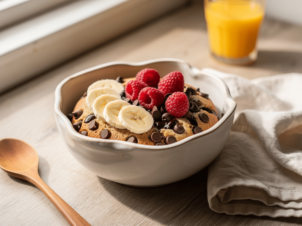 bowl cake banane
